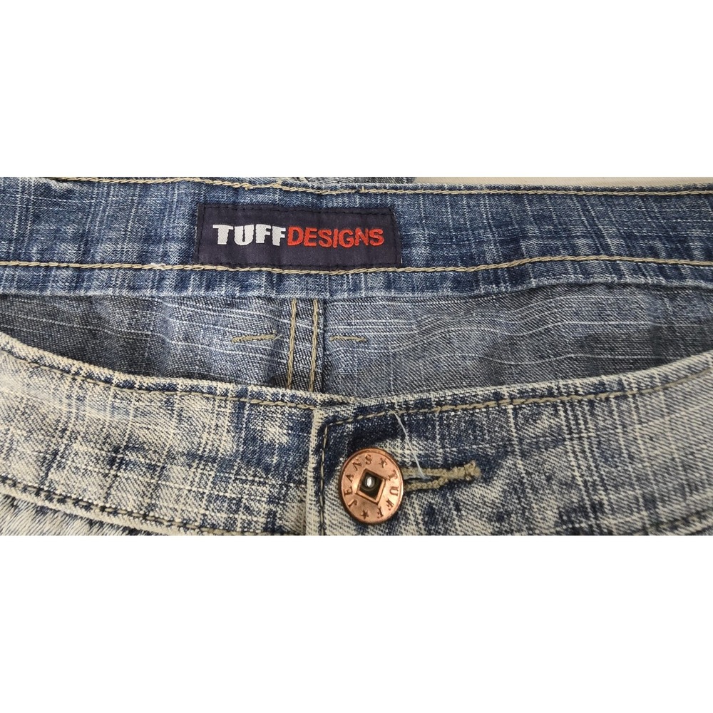 Tuff Designs Womens Capri Jeans‎ Sz 46 Drawstring Cuff - Picture 6 of 9